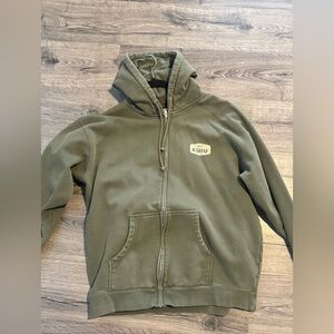 KUIU Olive Green Full Zip Hoodie